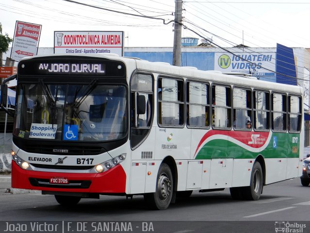 Viação Santíssimo > 18 de Setembro B717 na cidade de Feira de Santana, Bahia, Brasil, por João Victor. ID da foto: 2429138.