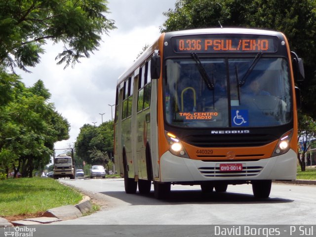 Auto Viação Marechal Brasília 440329 na cidade de Ceilândia, Distrito Federal, Brasil, por David Borges. ID da foto: 2393587.