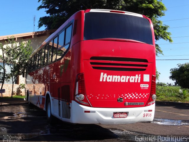 Expresso Itamarati 5916 na cidade de Votuporanga, São Paulo, Brasil, por Gabriel Rodrigues. Número da foto: #2395343.