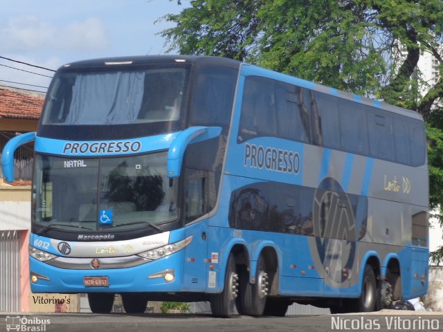 Auto Viação Progresso 6012 na cidade de Natal, Rio Grande do Norte, Brasil, por Nícolas Vitorino Lopes. Número da foto: #2393726.