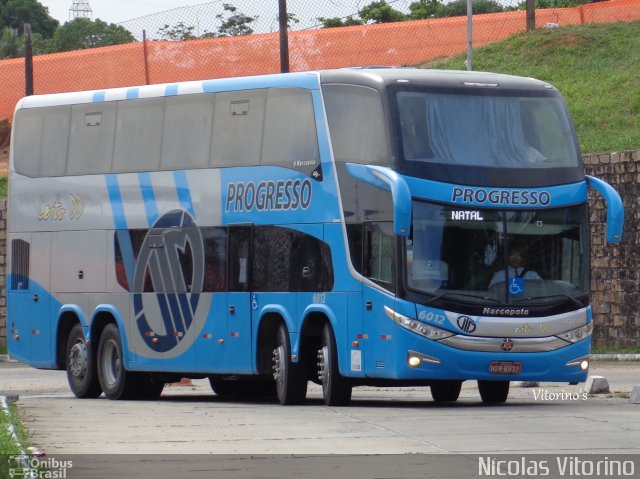 Auto Viação Progresso 6012 na cidade de Natal, Rio Grande do Norte, Brasil, por Nícolas Vitorino Lopes. Número da foto: #2393730.