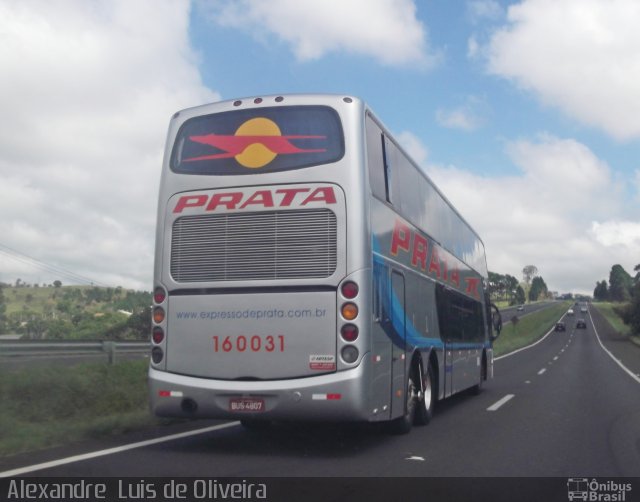 Expresso de Prata 160031 na cidade de Botucatu, São Paulo, Brasil, por Alexandre  Luis de Oliveira. Número da foto: #2394828.