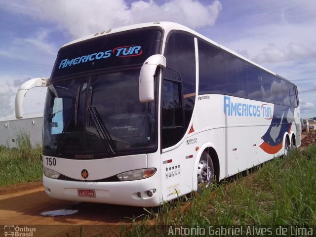 Américos Tur 750 na cidade de Rio Branco, Acre, Brasil, por Antonio Gabriel Alves de Lima. Número da foto: #2394863.