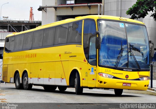 Viação Itapemirim 5531 na cidade de Rio de Janeiro, Rio de Janeiro, Brasil, por Gabriel Batista. Número da foto: #2394823.