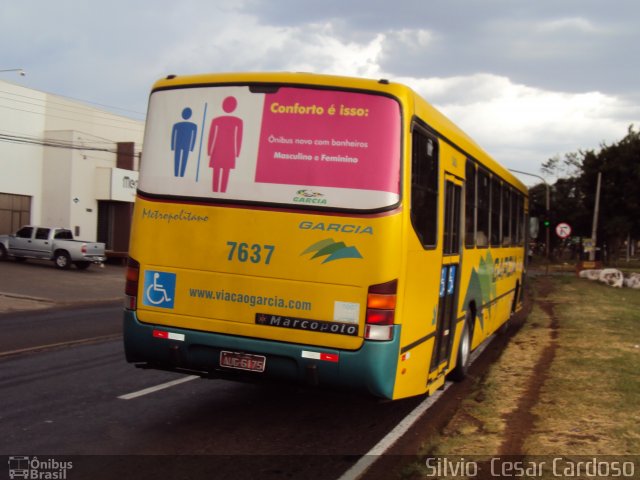 Viação Garcia 7637 na cidade de Arapongas, Paraná, Brasil, por Silvio  Cesar Cardoso. ID da foto: 2393848.