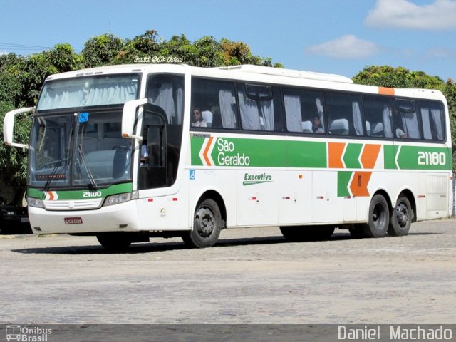 Cia. São Geraldo de Viação 21180 na cidade de Vitória da Conquista, Bahia, Brasil, por Daniel  Machado. ID da foto: 2395339.