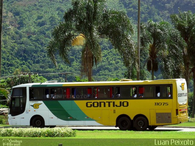 Empresa Gontijo de Transportes 11075 na cidade de Viana, Espírito Santo, Brasil, por Luan Peixoto. ID da foto: 2394018.