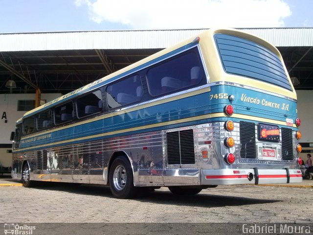 Viação Cometa 7455 na cidade de Itapetininga, São Paulo, Brasil, por Gabriel Moura. Número da foto: #2395299.