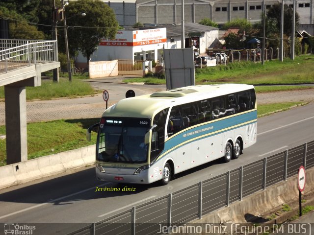 Viação Cometa 1403 na cidade de Colombo, Paraná, Brasil, por Jerônimo Diniz. Número da foto: #2394944.