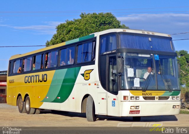 Empresa Gontijo de Transportes 11205 na cidade de Nanuque, Minas Gerais, Brasil, por Caio Trés. Número da foto: #2394856.
