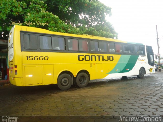 Empresa Gontijo de Transportes 15660 na cidade de Pirapora, Minas Gerais, Brasil, por Andrew Campos. ID da foto: 2393606.