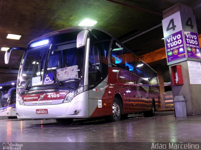 Expresso Gardenia 4105 na cidade de Belo Horizonte, Minas Gerais, Brasil, por Adão Raimundo Marcelino. Número da foto: #2394100.