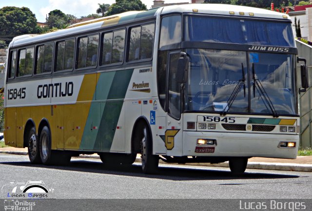 Empresa Gontijo de Transportes 15845 na cidade de Araxá, Minas Gerais, Brasil, por Lucas Borges . Número da foto: #2394930.