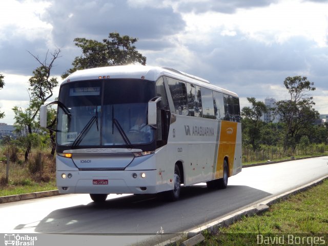 Viação Araguarina 10601 na cidade de Brasília, Distrito Federal, Brasil, por David Borges. Número da foto: #2431261.
