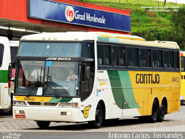 Empresa Gontijo de Transportes 11460 na cidade de João Monlevade, Minas Gerais, Brasil, por Antonio Carlos Fernandes. ID da foto: 2430668.