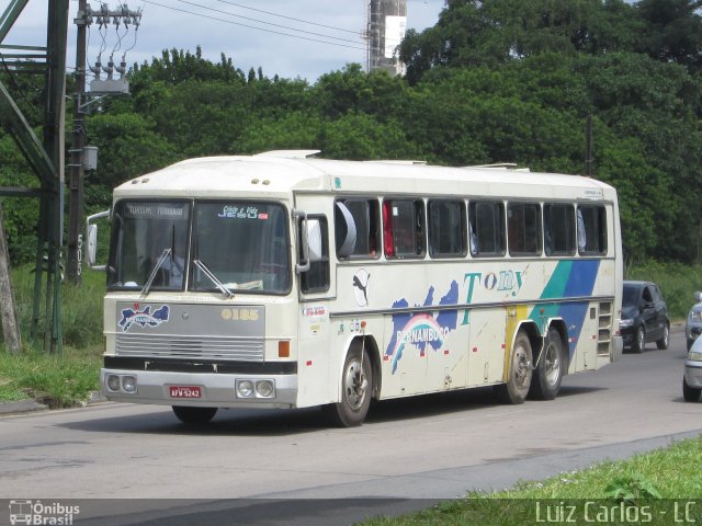 Ônibus Particulares 0185 na cidade de Abreu e Lima, Pernambuco, Brasil, por Luiz Carlos de Santana. Número da foto: #2431390.