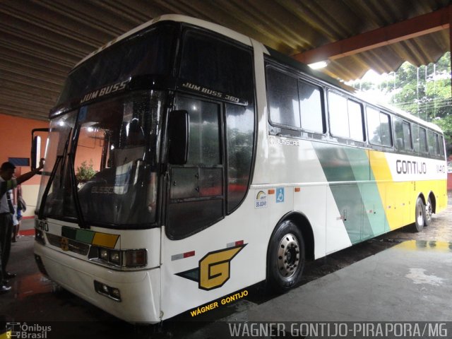 Empresa Gontijo de Transportes 11410 na cidade de Pirapora, Minas Gerais, Brasil, por Wagner Gontijo Várzea da Palma-mg. Número da foto: #2430372.
