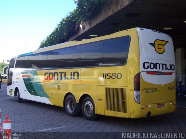 Empresa Gontijo de Transportes 11580 na cidade de Belo Horizonte, Minas Gerais, Brasil, por Maurício Nascimento. Número da foto: #2432027.