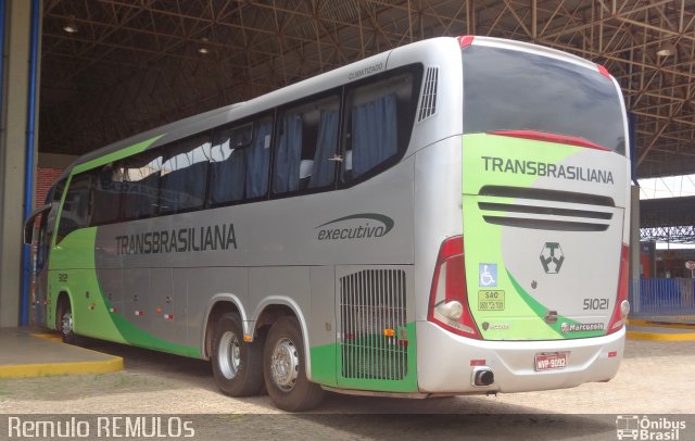 Transbrasiliana Transportes e Turismo 51021 na cidade de São Luís, Maranhão, Brasil, por Romulo de Oliveira Clementino. ID da foto: 2433007.