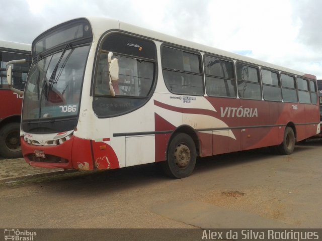 Viação Vitória 7086 na cidade de Porto Velho, Rondônia, Brasil, por Alex da Silva Rodrigues. Número da foto: #2433729.