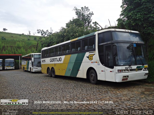 Empresa Gontijo de Transportes 11215 na cidade de João Monlevade, Minas Gerais, Brasil, por Valter Francisco. Número da foto: #2433536.
