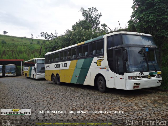 Empresa Gontijo de Transportes 11215 na cidade de João Monlevade, Minas Gerais, Brasil, por Valter Francisco. ID da foto: 2433536.