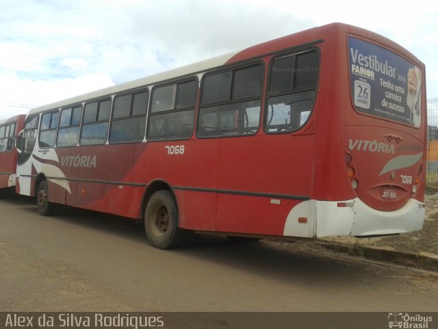 Viação Vitória 7068 na cidade de Porto Velho, Rondônia, Brasil, por Alex da Silva Rodrigues. Número da foto: #2433717.