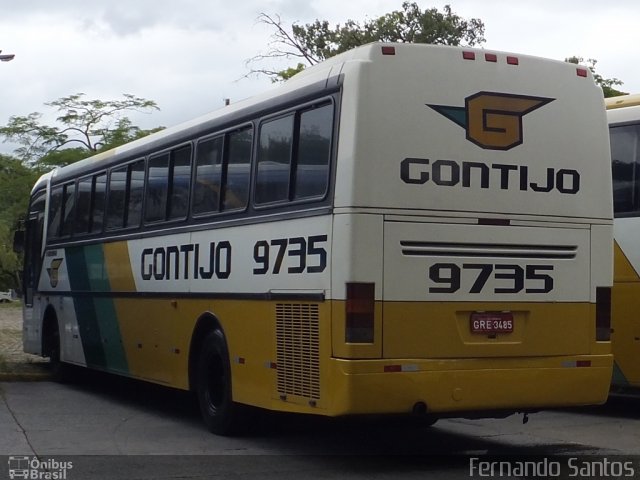 Empresa Gontijo de Transportes 9735 na cidade de São Paulo, São Paulo, Brasil, por Fernando Santos. Número da foto: #2433372.