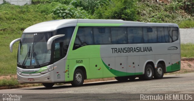 Transbrasiliana Transportes e Turismo 51021 na cidade de São Luís, Maranhão, Brasil, por Romulo de Oliveira Clementino. Número da foto: #2433006.