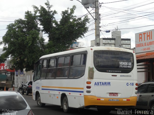 ASTARIR - Assoc. de Transporte Alternativo Rural Intermunicipal do Retiro C-18 na cidade de Feira de Santana, Bahia, Brasil, por Daniel  Ferreira. Número da foto: #2434085.