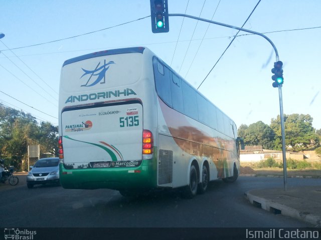 Empresa de Transportes Andorinha 5135 na cidade de Cuiabá, Mato Grosso, Brasil, por Ismail Caetano. ID da foto: 2433603.