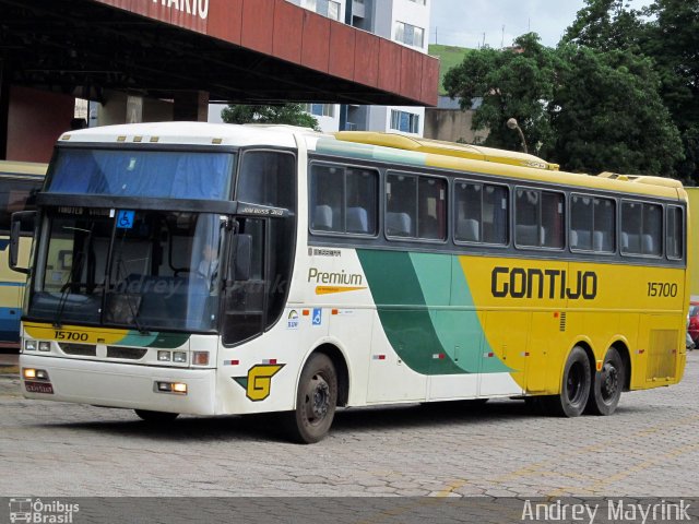 Empresa Gontijo de Transportes 15700 na cidade de Coronel Fabriciano, Minas Gerais, Brasil, por Andrey Gustavo. Número da foto: #2433938.