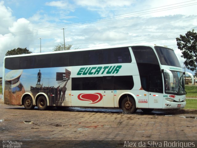 Eucatur - Empresa União Cascavel de Transportes e Turismo 4455 na cidade de Vilhena, Rondônia, Brasil, por Alex da Silva Rodrigues. Número da foto: #2433704.