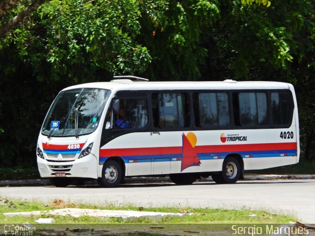 Transporte Tropical 4020 na cidade de Aracaju, Sergipe, Brasil, por Sergio Marques . Número da foto: #2434967.