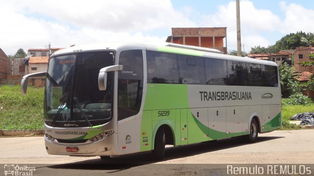 Transbrasiliana Transportes e Turismo 51239 na cidade de São Luís, Maranhão, Brasil, por Romulo de Oliveira Clementino. Número da foto: #2434789.