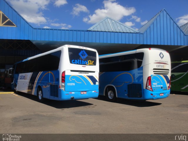 Cattani Sul Transportes e Turismo 11576 na cidade de Pato Branco, Paraná, Brasil, por Rodrigo Augusto  Vignaga. ID da foto: 2435766.