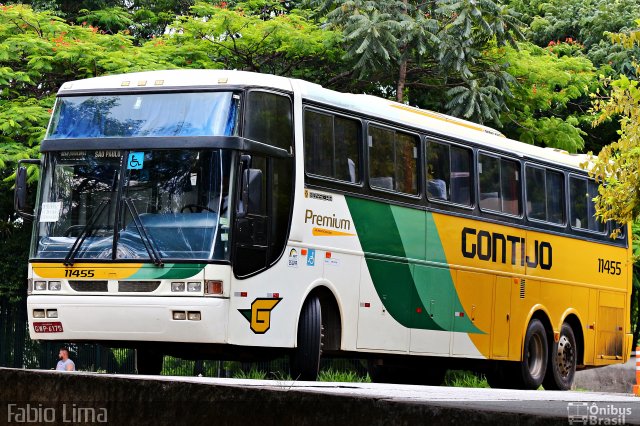 Empresa Gontijo de Transportes 11455 na cidade de São Paulo, São Paulo, Brasil, por Fabio Lima. ID da foto: 2436235.