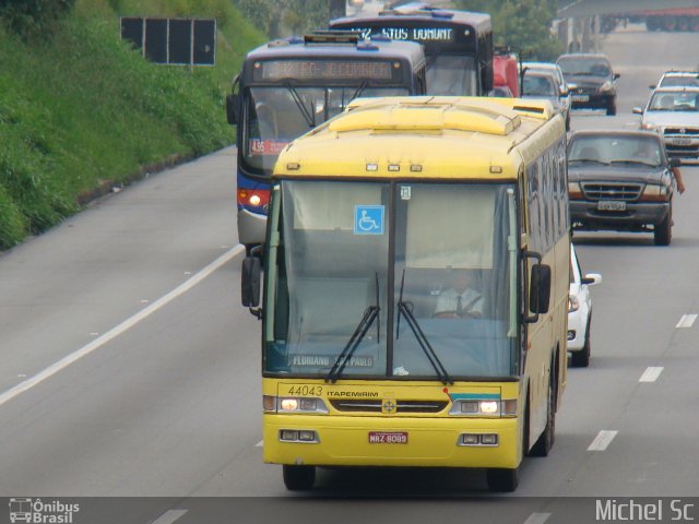 Viação Itapemirim 44043 na cidade de São Paulo, São Paulo, Brasil, por Michel Sc. Número da foto: #2435811.