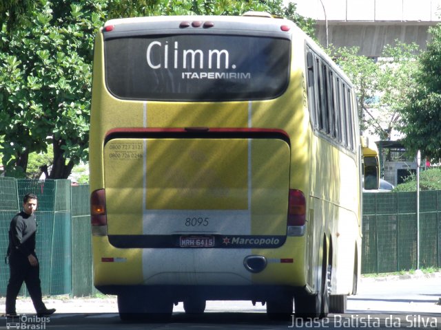 Viação Itapemirim 8095 na cidade de São Paulo, São Paulo, Brasil, por Joase Batista da Silva. Número da foto: #2434618.