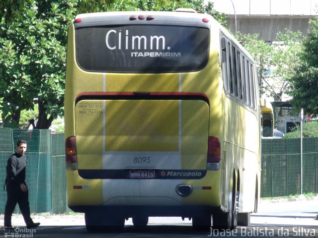 Viação Itapemirim 8095 na cidade de São Paulo, São Paulo, Brasil, por Joase Batista da Silva. ID da foto: 2434618.