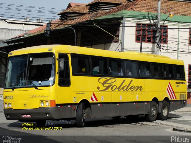 Viação Itapemirim 45005 na cidade de Rio de Janeiro, Rio de Janeiro, Brasil, por Paulo Henrique. ID da foto: 2434400.