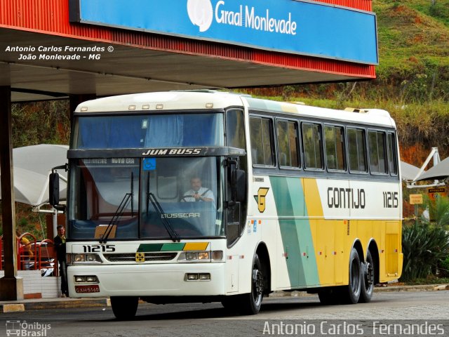 Empresa Gontijo de Transportes 11215 na cidade de João Monlevade, Minas Gerais, Brasil, por Antonio Carlos Fernandes. ID da foto: 2434747.