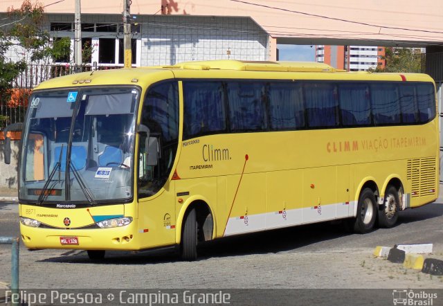 Viação Itapemirim 8871 na cidade de Campina Grande, Paraíba, Brasil, por Felipe Pessoa de Albuquerque. ID da foto: 2434854.