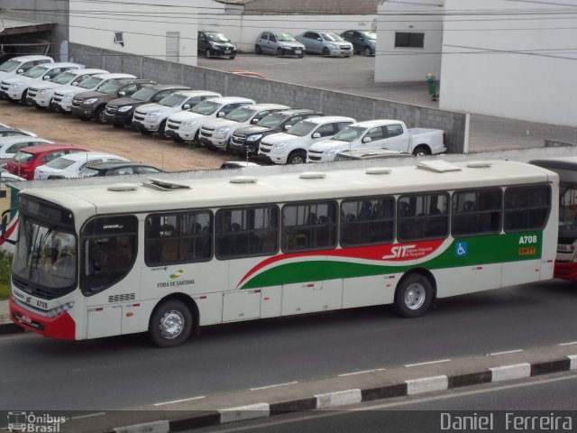 Viação Princesinha do Sertão A708 na cidade de Feira de Santana, Bahia, Brasil, por Daniel  Ferreira. Número da foto: #2434918.