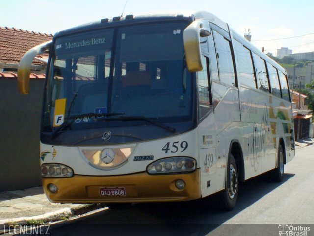 Viação Galo de Ouro 459 na cidade de São Bernardo do Campo, São Paulo, Brasil, por Luis Nunez. Número da foto: #2437775.