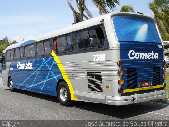 Viação Cometa 7380 na cidade de Barra do Piraí, Rio de Janeiro, Brasil, por José Augusto de Souza Oliveira. ID da foto: 2436366.