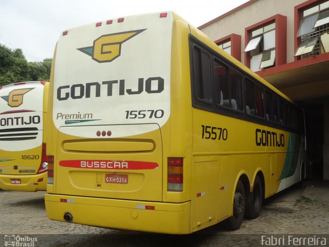 Empresa Gontijo de Transportes 15570 na cidade de Governador Valadares, Minas Gerais, Brasil, por Fabri Ferreira. ID da foto: 2436724.