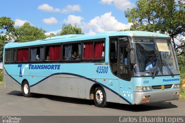 Transnorte - Transporte e Turismo Norte de Minas 45500 na cidade de Montes Claros, Minas Gerais, Brasil, por Carlos Eduardo Lopes. Número da foto: #2437567.