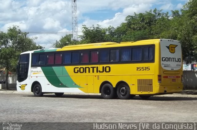 Empresa Gontijo de Transportes 15515 na cidade de Vitória da Conquista, Bahia, Brasil, por Hudson Neves. ID da foto: 2437869.