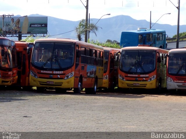 Viação Santa Edwiges 69827 na cidade de Contagem, Minas Gerais, Brasil, por Rodrigo Barraza. Número da foto: #2436333.